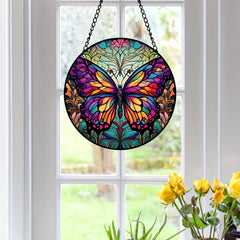 Butterfly Hanging Window Decor Sun Catcher for Nature Lover - Fall Decor