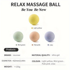 Yoga Silicone Massage Ball for Muscle Relaxation