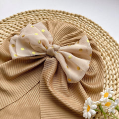Baby Bow Headband Soft Hat for Infants Newborns