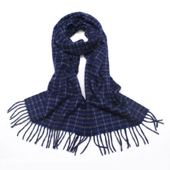 Wool Plaid Scarf Soft Winter Warm Cold Weather Scarf