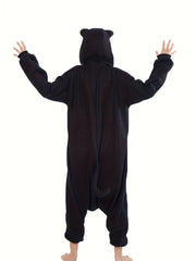 Halloween Cat Pajama Jumpsuit Hooded Lingerie