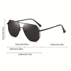 Double Bridge Aviator Sunglasses Outdoor UV400 Sun Shades
