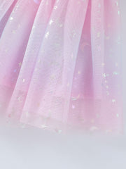 Sequin Stars Tulle Tutu Princess Skirt for Kids