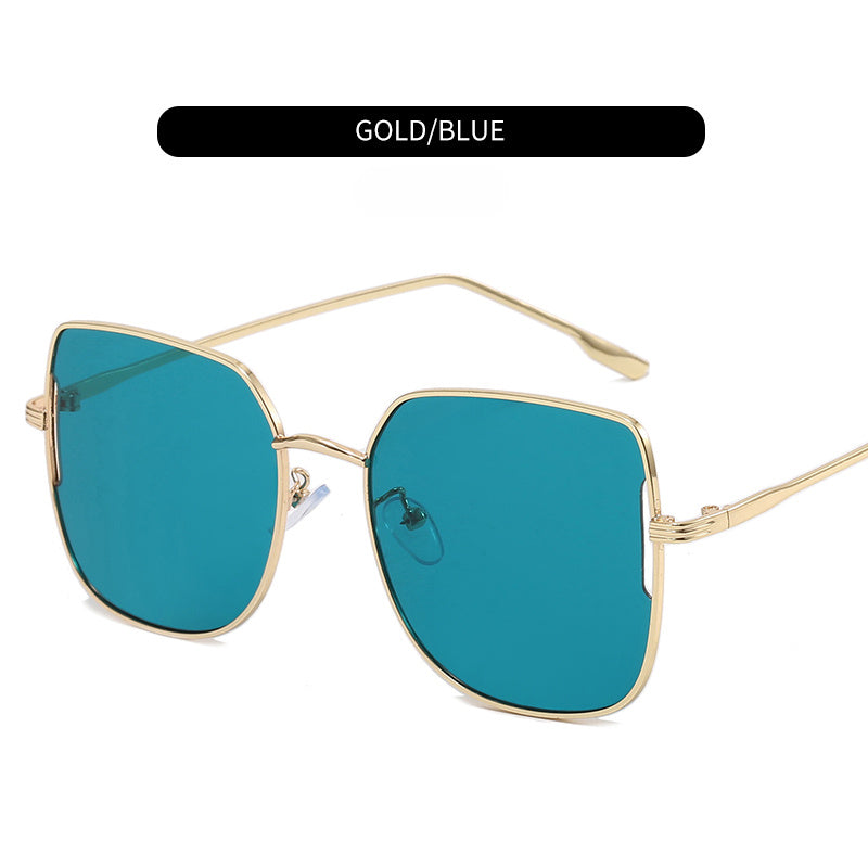 Vintage Metal Sunglasses UV Protection Women's Eyewear