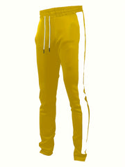 Patchwork Vertical Block Men's Drawstring Sweatpants