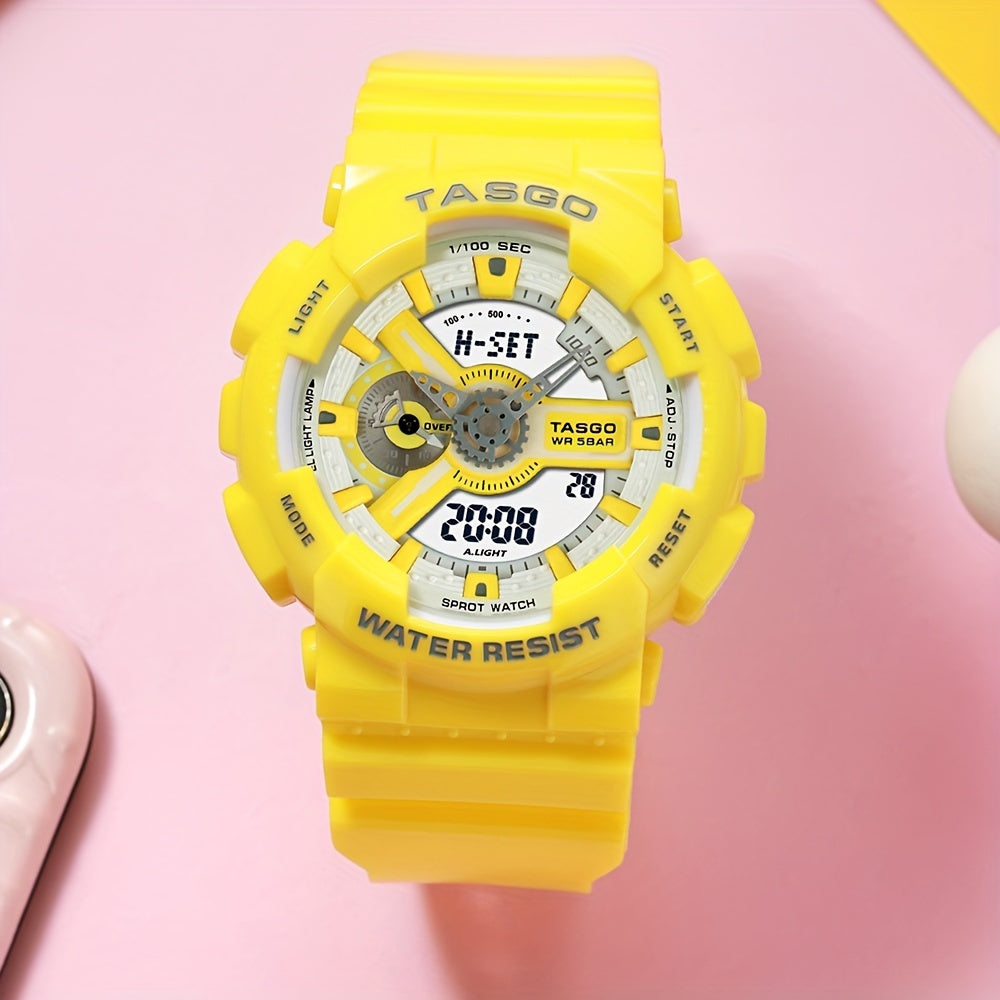 Boys Girls Teen Silicone Watch Multifunctional Waterproof Watchband