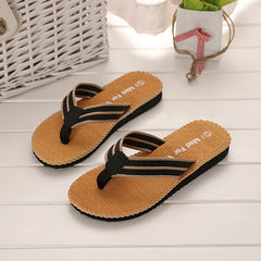 Men's Summer Breathable Beach Sandals Flip Flop Flat Shoes
