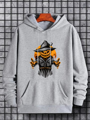 Men's Halloween Pumpkin Devil Hoodie Stylish & Stretchy