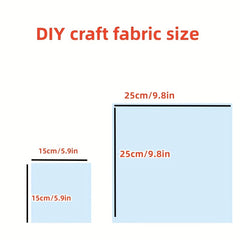 8pcs Assorted Fabric Pack for DIY Clothing Craft Doll Clothing Butterfly Series