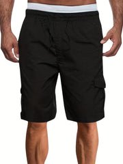 Men's Lightweight Cargo Shorts Breathable Flap Pocket Work Pants