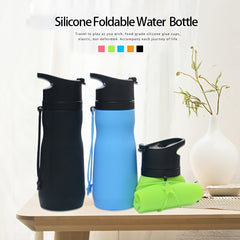 Creative Silicone Water Cup Portable Foldable Water Bottle for Outdoor Sports