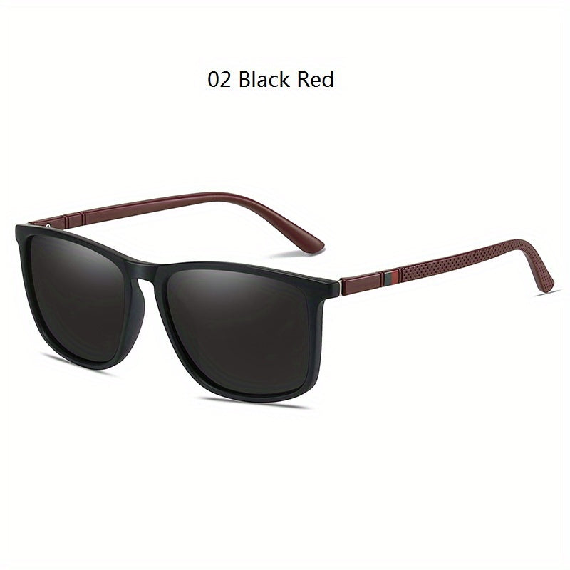 Vintage Square Frame Polarized Sunglasses Driving Fishing Shopping UV400