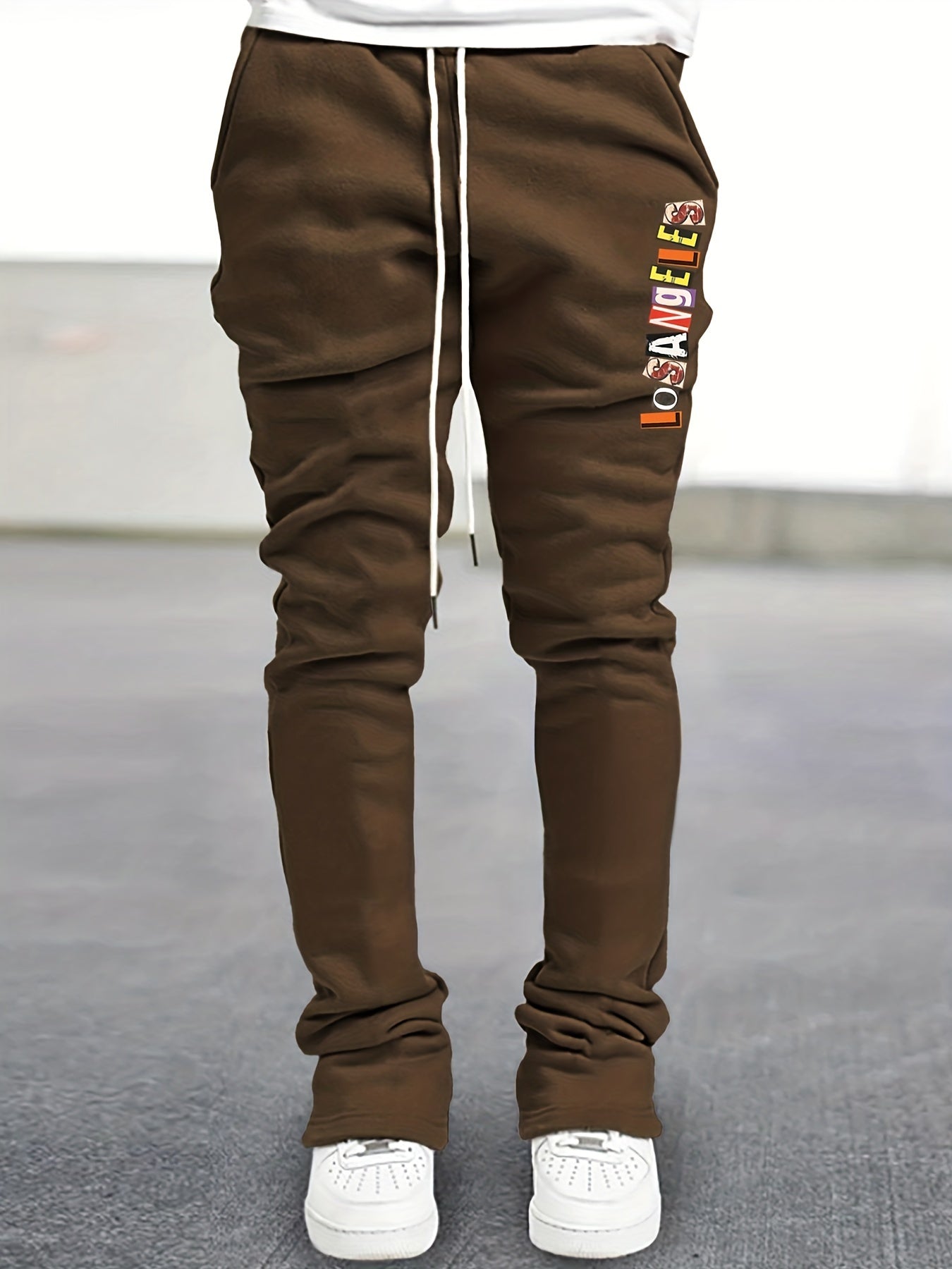 Comfy Flared Trousers Men's Casual Stretch Hip Hop Joggers