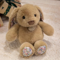 Long Eared Rabbit Plush Toy Soft Polyester Filled Fluffy Fur