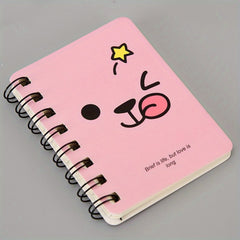 2pcs Mini Spiral Notebooks 80 Sheets 10.41x7.87cm