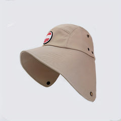 Wide Brim Visor Hat Cotton UV Protection Sun Hat