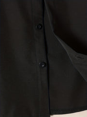 Boys LA Graphic Button Baseball Collar Shirt