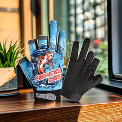 Anti-slip Fishing Gloves Wear-resistant Fingerless Gloves