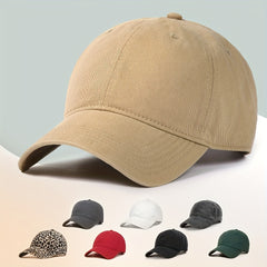 Adjustable Distressed Cotton Baseball Cap Vintage Washed Plain Blank Hat