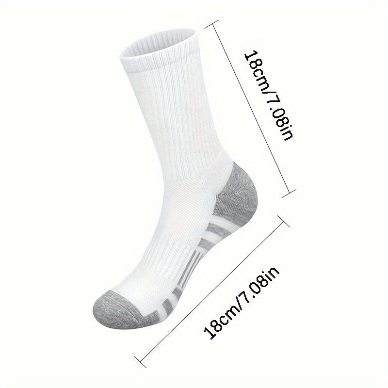 Thickened Padded Crew Socks Basketball Sweat-absorbing Outdoor Sports Socks