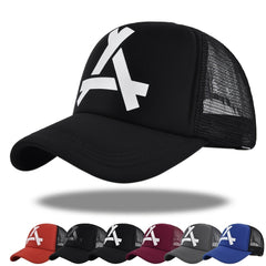 Men's Patterned Baseball Cap Mesh Adjustable Trucker Sun Hat