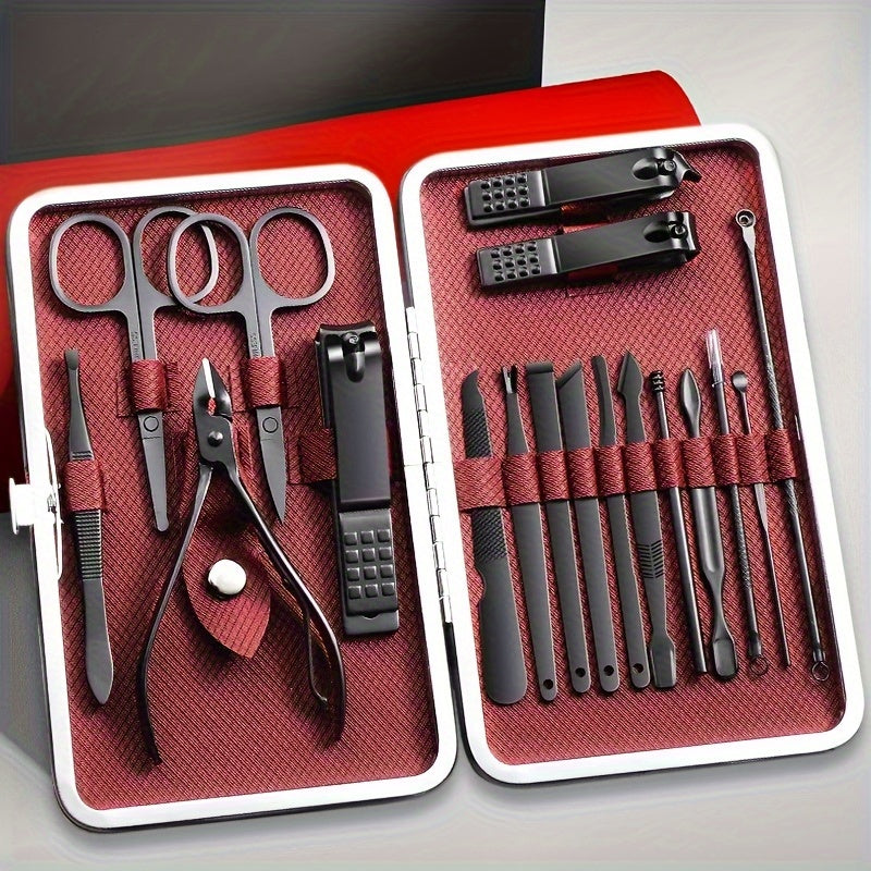 7pcs Painted Nail Clipper Set Stainless Steel Nail Clippers