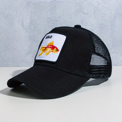 Personality Animal Pattern Embroidered Baseball Cap Men's Summer Sunscreen Sunsh