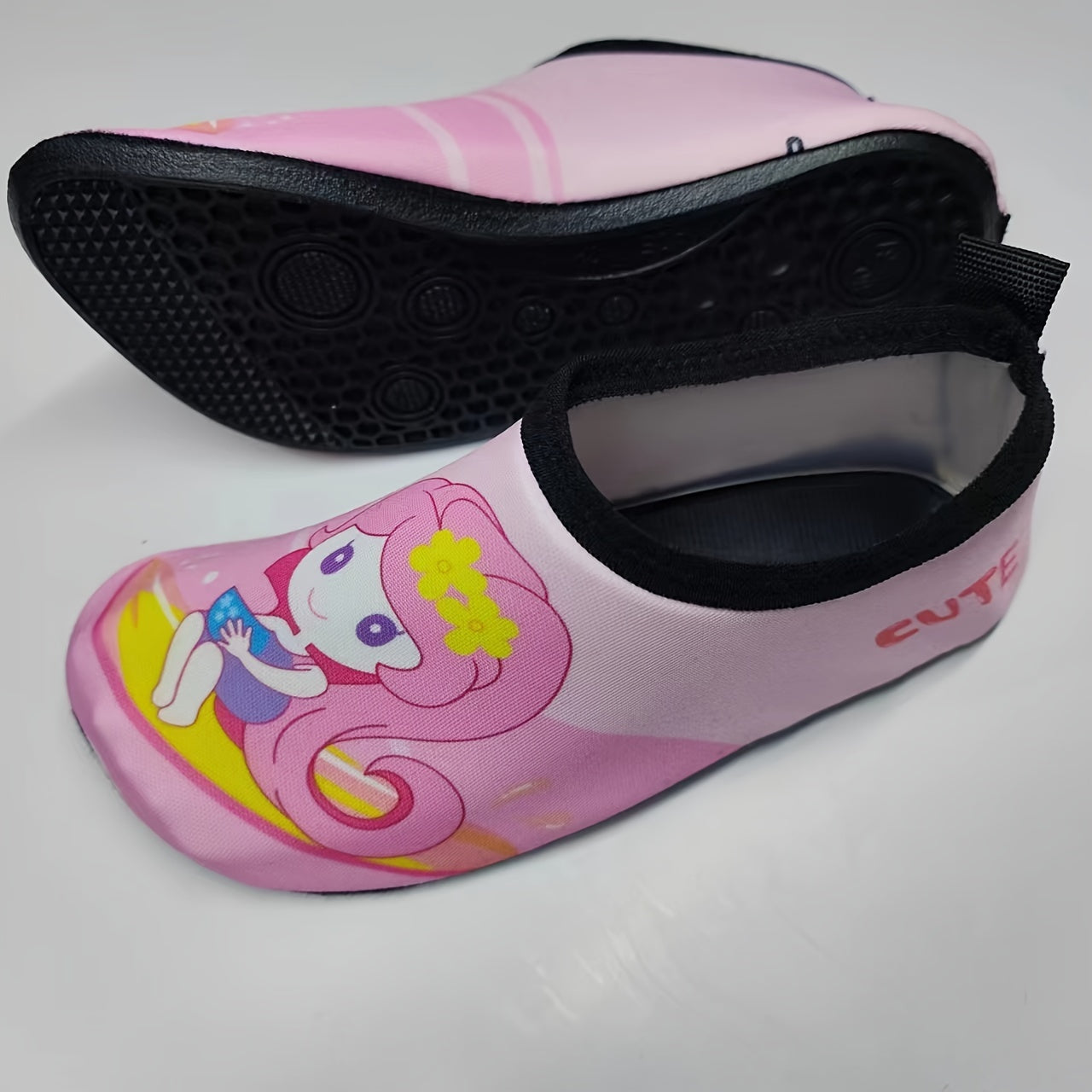 Girl's Bare Water Socks Quick Dry Non Slip For Summer Beach Pool