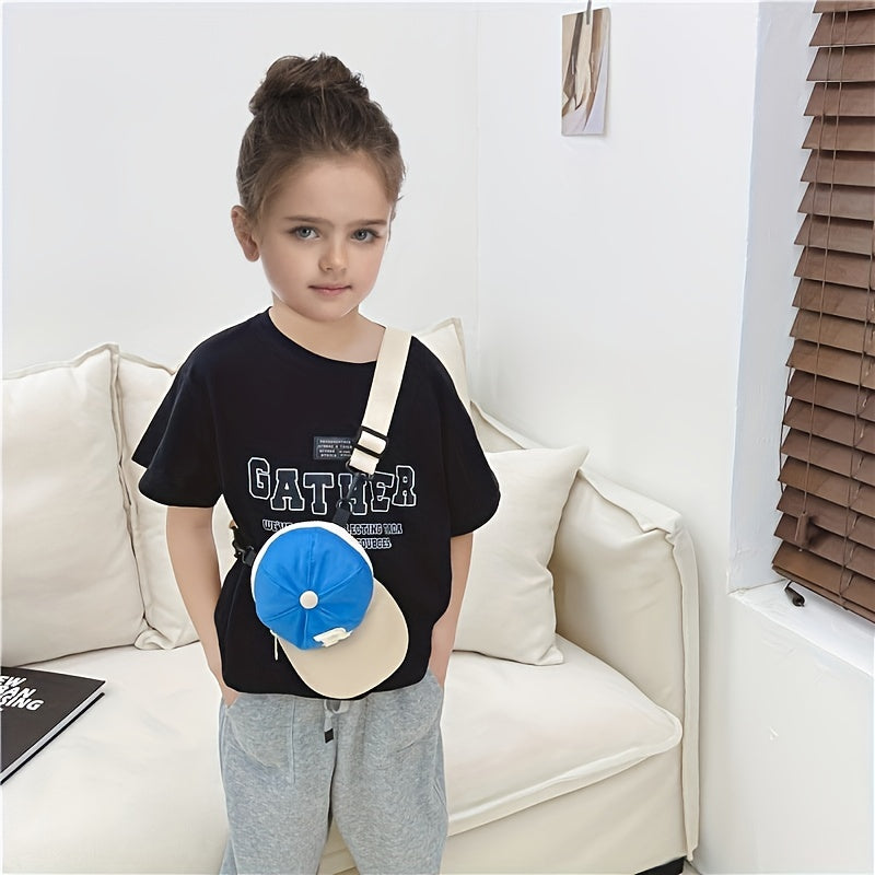 Sweet Hat Shaped Messenger Bag Outdoor Coin Purse Girls Accessories