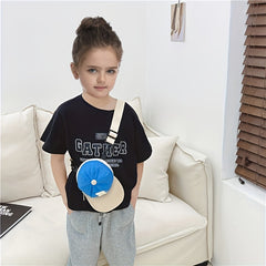 Sweet Hat Shaped Messenger Bag Outdoor Coin Purse Girls Accessories