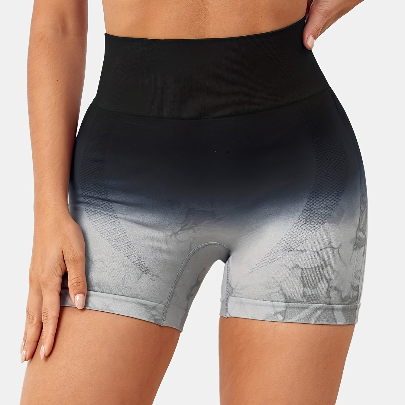 Tie Dye High Waist Sports Shorts for Women