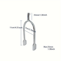 Zinc Alloy Spurs for Equestrian Men & Women