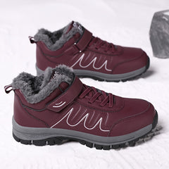 Women's Plus Velvet Snow Shoes Thick Bottom Heightening Sneakers