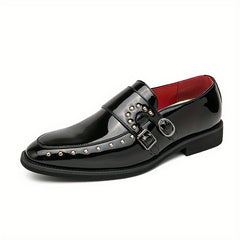 Men's Monk Loafers Lightweight Non Slip Dress Shoes