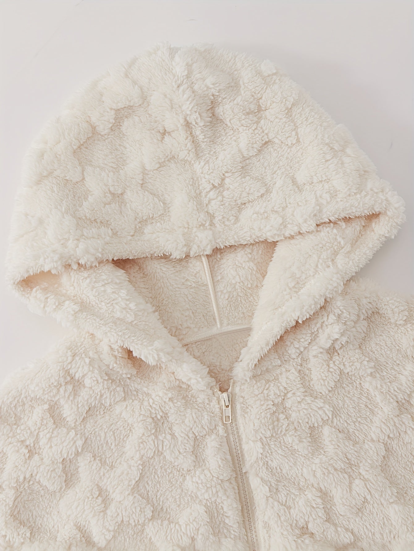 Cozy Fuzzy Pajama Set with Hooded Top & Pants