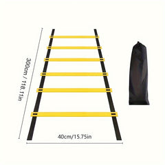 Speed Agility Training Ladder with Storage Bag Football Training Equipment