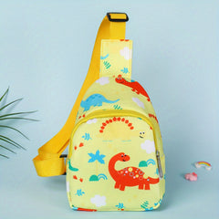 Kids Dino Unicorn Print Crossbody Bag with Coin Purse
