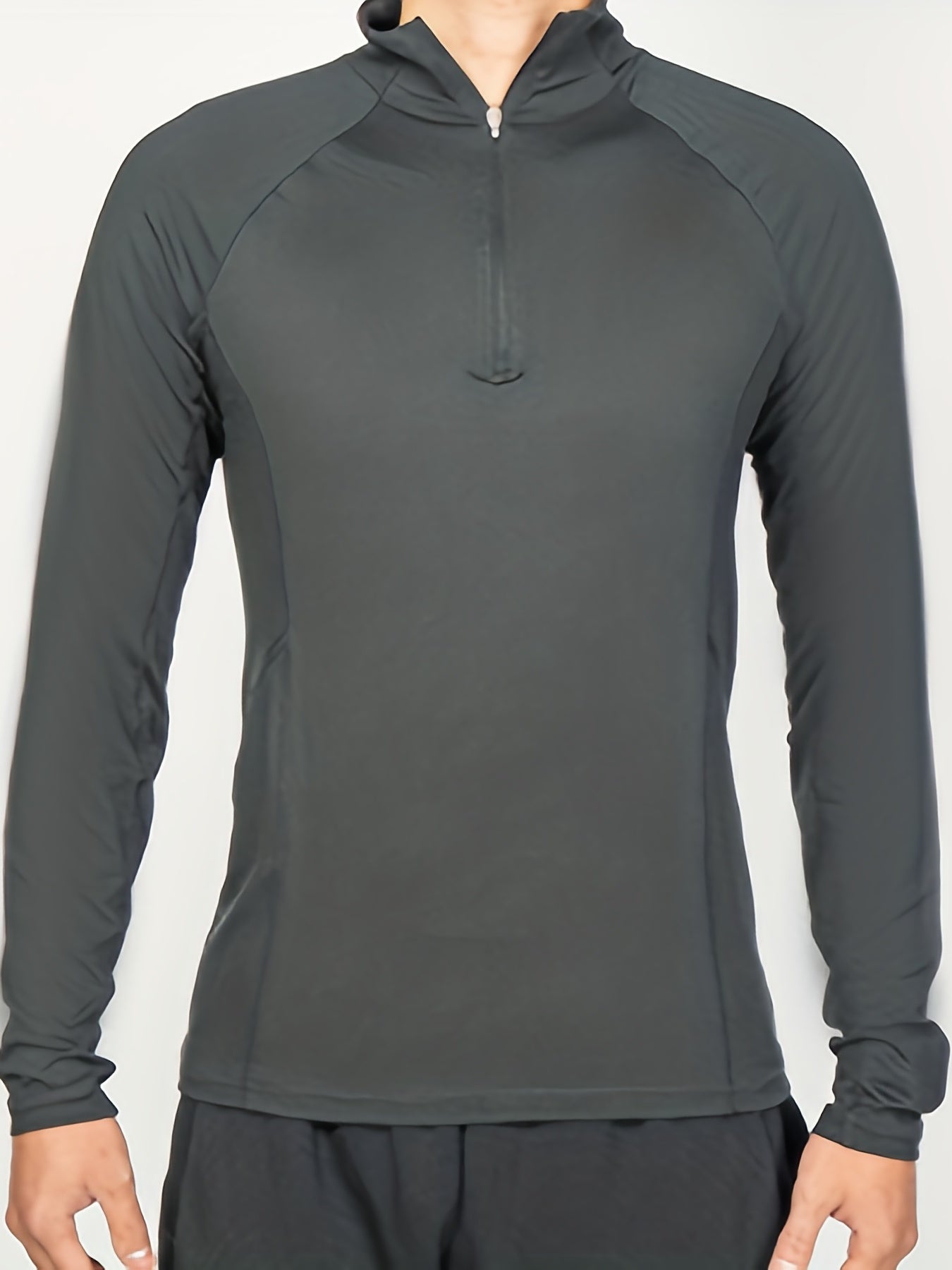 Men's Quick Dry Long Sleeve Polo Shirt - Breathable & Stretchy