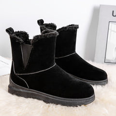 Women's Platform Snow Boots Plush Lined Short Boots