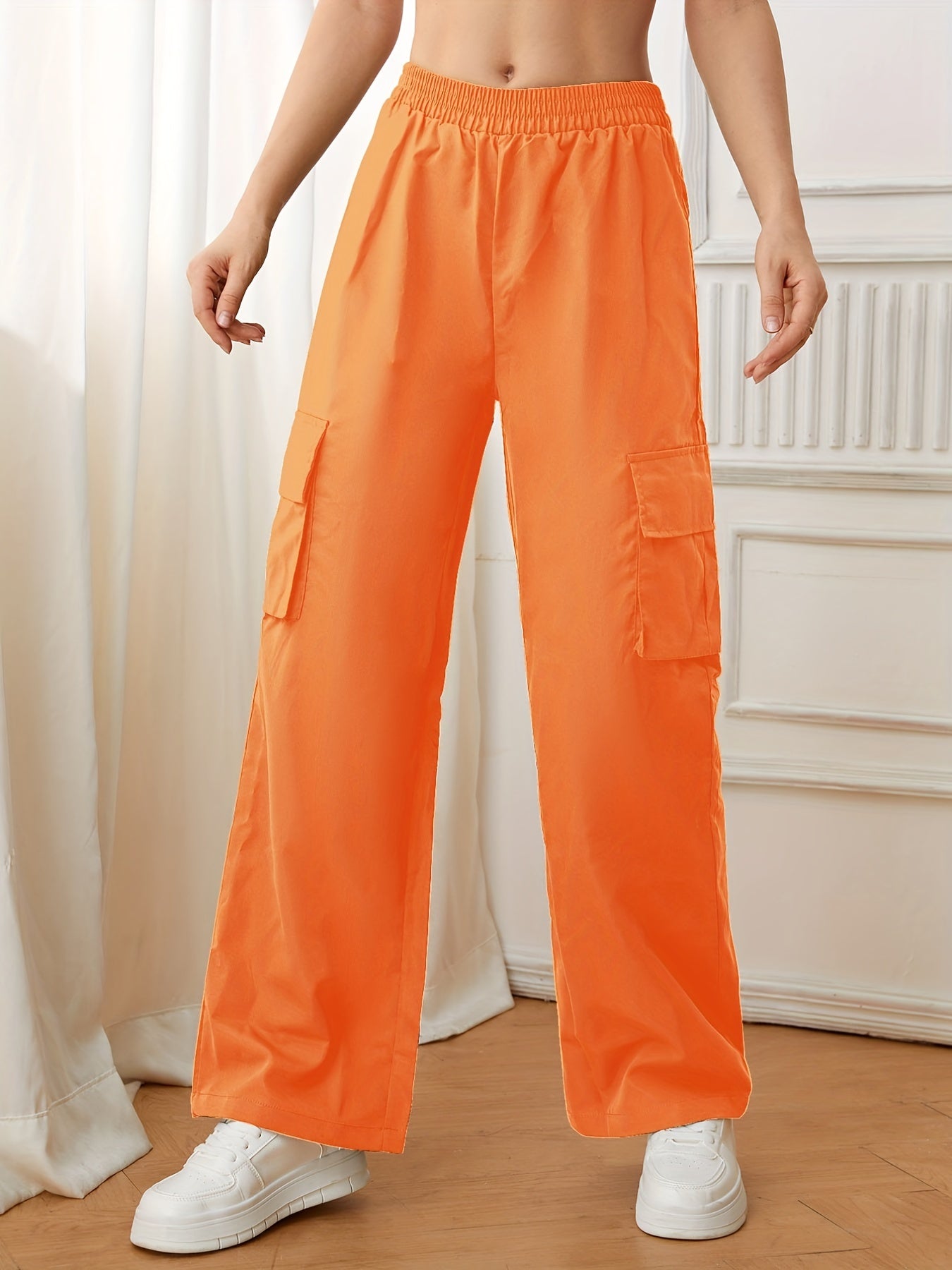 Cargo Pants Casual High Waist Pants Women's Clothing