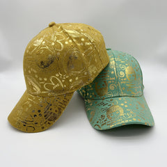 Y2K Hot Stamping Baseball Cap Women Cotton Blend Dad Hat