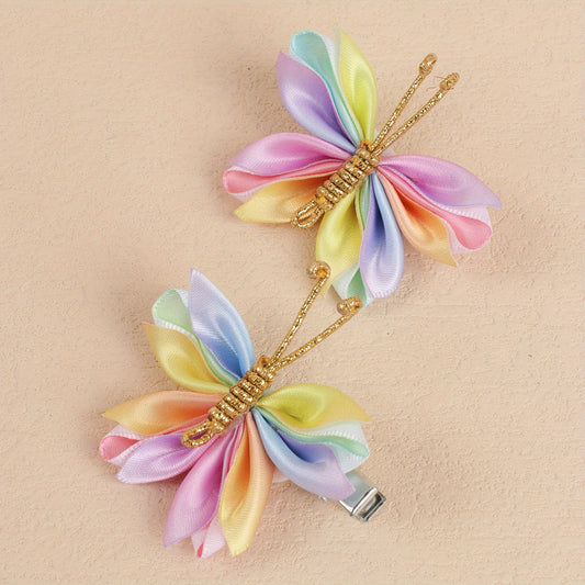 2pcs Butterfly Hair Clips for Baby Girls