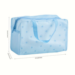 Waterproof Cosmetic Zipper Bag Lightweight Storage Bag Makeup Bag