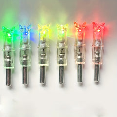 6pcs Lighted Arrow Nock For 7 6mm Shaft Archery Accessory