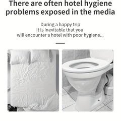 Disposable Large Bath Towels Biodegradable Cotton Quick Dry Washcloth Set