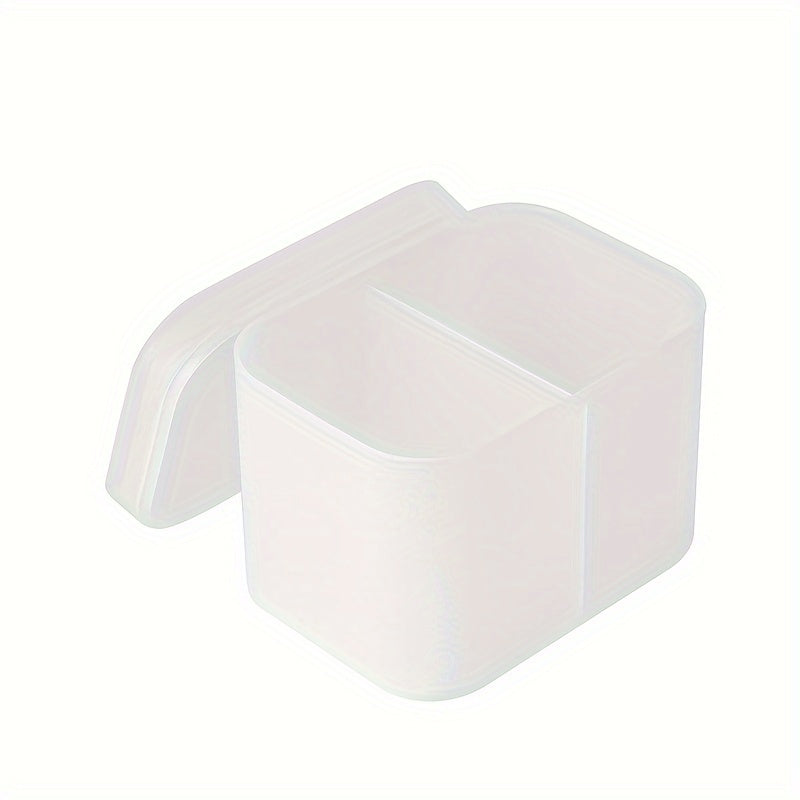 Plastic Transparent Cosmetic Storage Box with Cover