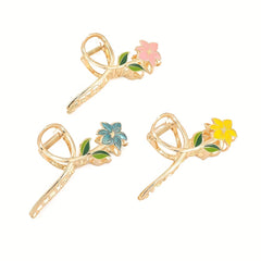 Flower Series Hair Clips for Women Girls