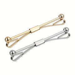 Copper Tie Clip Clasp Bar Brooch Accessory For Men