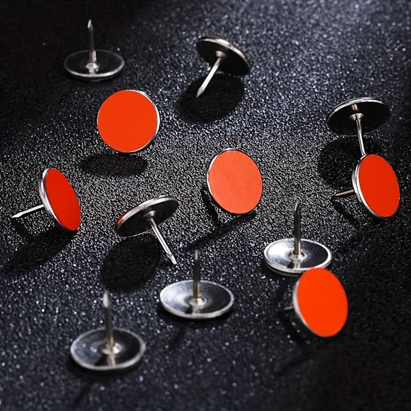 50 Reflective Trail Markers 1.02cm Diameter Glow In The Dark Tacks