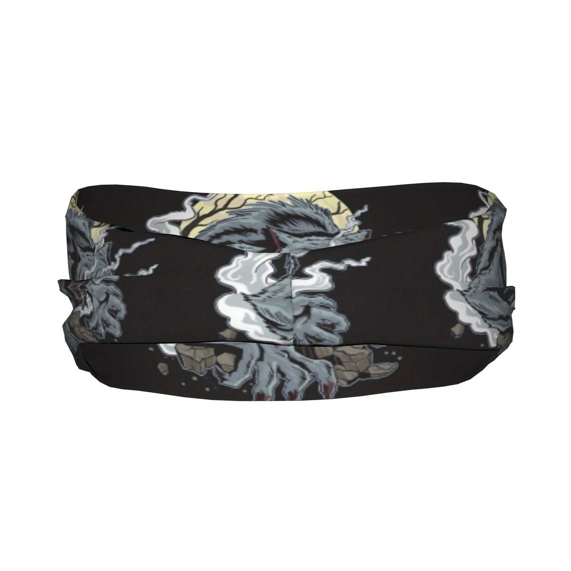 Werewolf Unisex Sports Headband - Sweat Wicking Stretchy Polyester